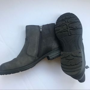 earth vintage leather ankle boots jordan